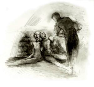 Jonathan Strange speaks to the dead.