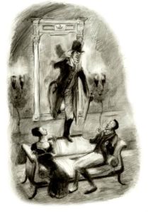 Strange surprises Drawlight and Mrs. Bullworth.