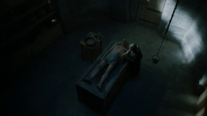 Arya's still working at the House of Black and White.