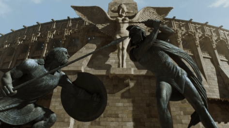 The wall of Daznak's Pit.