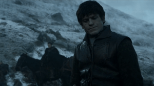 We do get to see Ramsay going around finishing off some of the wounded, but his heart just doesn't even quite seem in it.