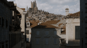 I really liked the periodic views of the Red Keep as Cersei gets closer to it.