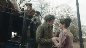 Jonathan and Arabella say farewell for now,