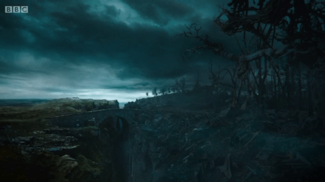 The border between England and Faerie is another gorgeous bit of scenery.