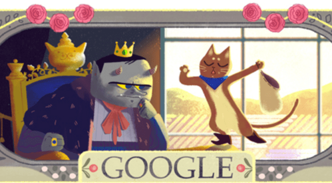 Google celebrates Charles Perrault’s 388th birthday with THREE gorgeous doodles